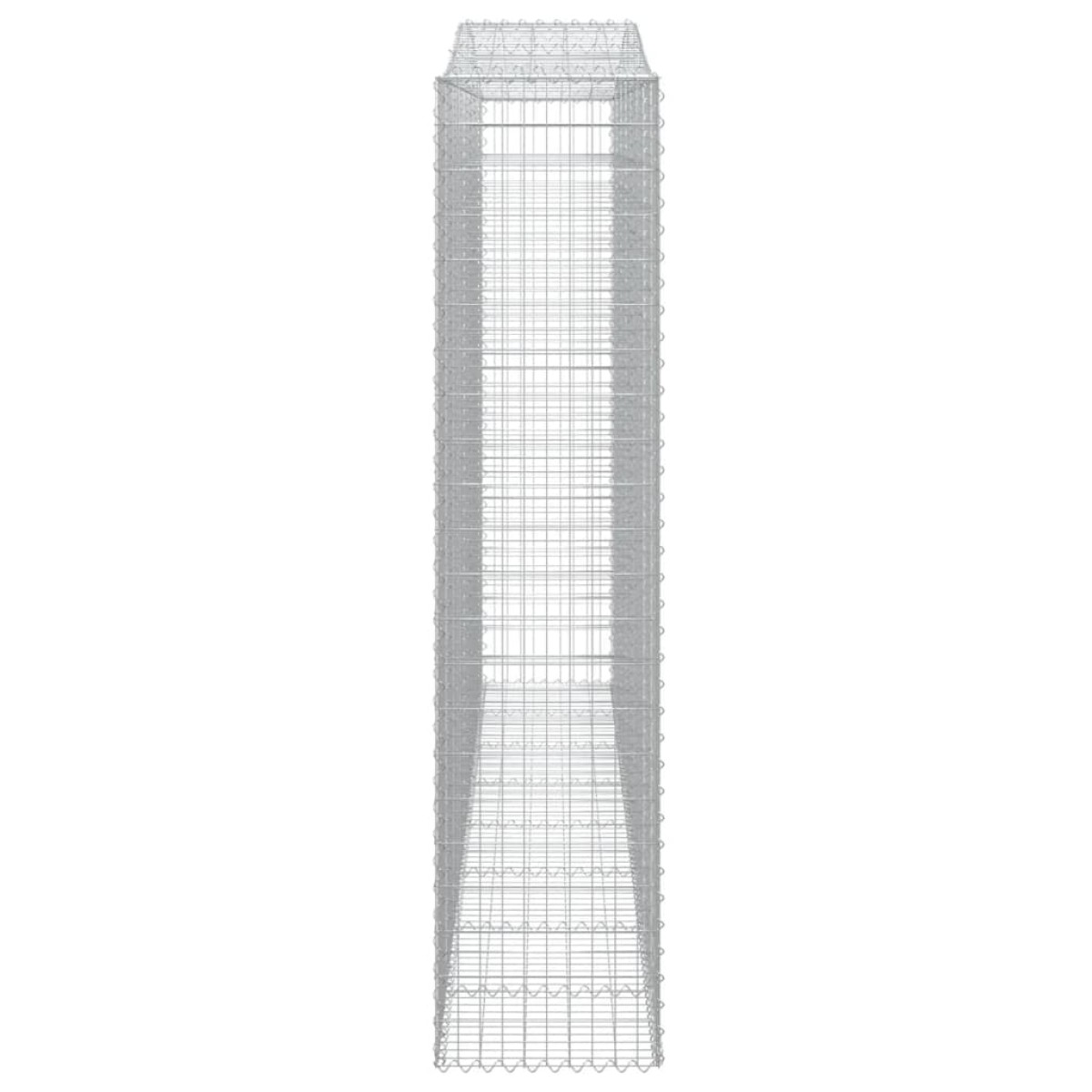 vidaXL Συρματοκιβώτια Τοξωτά 5 τεμ. 400x50x220/240 εκ. Γαλβαν. Ατσάλι