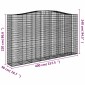 vidaXL Συρματοκιβώτια Τοξωτά 6 τεμ. 400x50x220/240 εκ. Γαλβαν. Ατσάλι