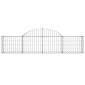 vidaXL Συρματοκιβώτια Τοξωτά 8 τεμ. 200x30x40/60 εκ. Γαλβαν. Ατσάλι