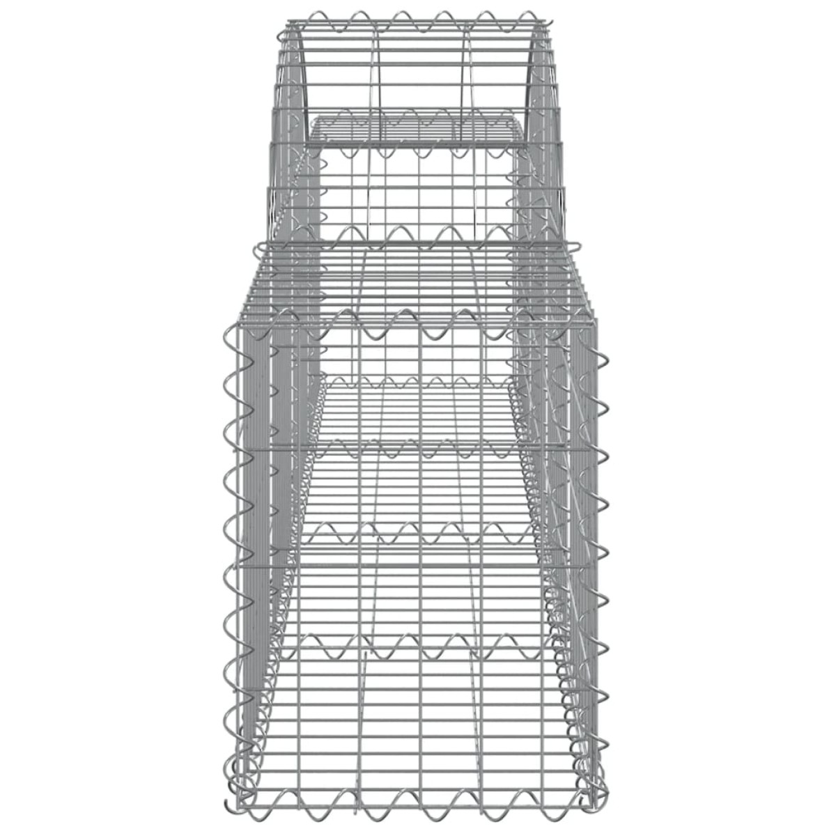 vidaXL Συρματοκιβώτια Τοξωτά 13 τεμ. 200x30x40/60 εκ. Γαλβαν. Ατσάλι