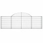 vidaXL Συρματοκιβώτια Τοξωτά 20 τεμ. 200x30x60/80 εκ. Γαλβαν. Ατσάλι