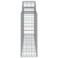 vidaXL Συρματοκιβώτια Τοξωτά 40 τεμ. 200x30x80/100 εκ. Γαλβαν. Ατσάλι