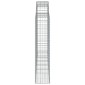 vidaXL Συρματοκιβώτια Τοξωτά 3 τεμ. 200x30x140/160 εκ. Γαλβαν. Ατσάλι