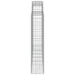 vidaXL Συρματοκιβώτια Τοξωτά 8 τεμ. 200x30x140/160 εκ. Γαλβαν. Ατσάλι