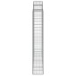 vidaXL Συρματοκιβώτια Τοξωτά 5 τεμ. 200x30x180/200 εκ. Γαλβαν. Ατσάλι