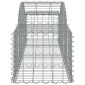 vidaXL Συρματοκιβώτια Τοξωτά 6 τεμ. 200x50x40/60 εκ. Γαλβαν. Ατσάλι