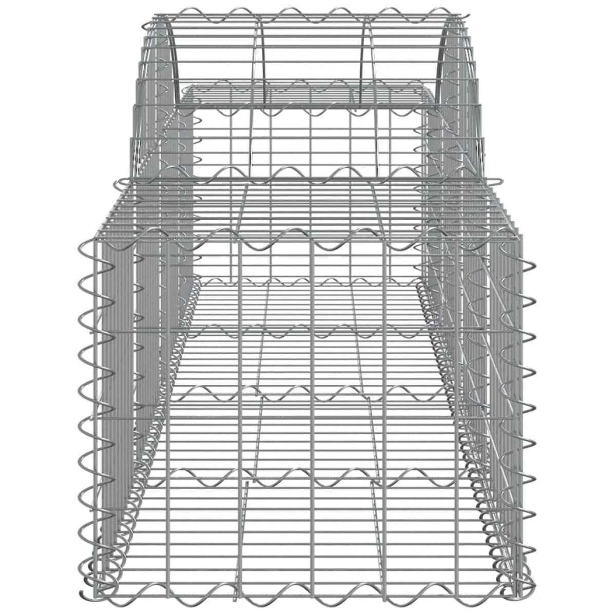 vidaXL Συρματοκιβώτια Τοξωτά 20 τεμ. 200x50x40/60 εκ. Γαλβαν. Ατσάλι