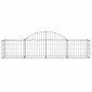 vidaXL Συρματοκιβώτια Τοξωτά 40 τεμ. 200x50x40/60 εκ. Γαλβαν. Ατσάλι