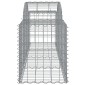 vidaXL Συρματοκιβώτια Τοξωτά 6 τεμ. 200x50x60/80 εκ. Γαλβαν. Ατσάλι