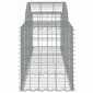 vidaXL Συρματοκιβώτια Τοξωτά 12 τεμ. 200x50x60/80 εκ. Γαλβαν. Ατσάλι
