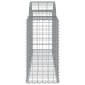 vidaXL Συρματοκιβώτια Τοξωτά 11 τεμ. 200x50x80/100 εκ. Γαλβαν. Ατσάλι