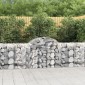vidaXL Συρματοκιβώτια Τοξωτά 11 τεμ. 200x50x80/100 εκ. Γαλβαν. Ατσάλι