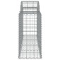 vidaXL Συρματοκιβώτια Τοξωτά 12 τεμ. 200x50x80/100 εκ. Γαλβαν. Ατσάλι