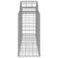 vidaXL Συρματοκιβώτια Τοξωτά 13 τεμ. 200x50x80/100 εκ. Γαλβαν. Ατσάλι