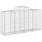 vidaXL Συρματοκιβώτια Τοξωτά 11 τεμ. 200x50x100/120 εκ. Γαλβαν. Ατσάλι