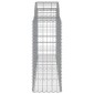 vidaXL Συρματοκιβώτια Τοξωτά 18 τεμ. 200x50x100/120 εκ. Γαλβαν. Ατσάλι