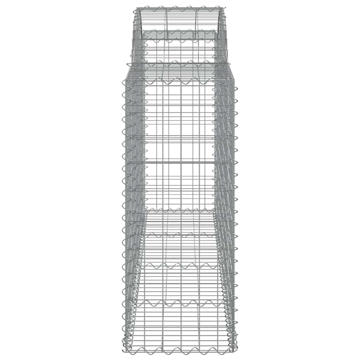 vidaXL Συρματοκιβώτια Τοξωτά 40 τεμ. 200x50x100/120 εκ. Γαλβαν. Ατσάλι