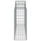 vidaXL Συρματοκιβώτια Τοξωτά 40 τεμ. 200x50x100/120 εκ. Γαλβαν. Ατσάλι