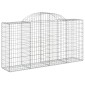 vidaXL Συρματοκιβώτια Τοξωτά 50 τεμ. 200x50x100/120 εκ. Γαλβαν. Ατσάλι