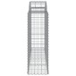 vidaXL Συρματοκιβώτια Τοξωτά 9 τεμ. 200x50x120/140 εκ. Γαλβαν. Ατσάλι