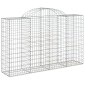 vidaXL Συρματοκιβώτια Τοξωτά 20 τεμ. 200x50x120/140 εκ. Γαλβαν. Ατσάλι