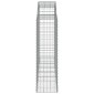vidaXL Συρματοκιβώτια Τοξωτά 13 τεμ. 200x50x140/160 εκ. Γαλβαν. Ατσάλι
