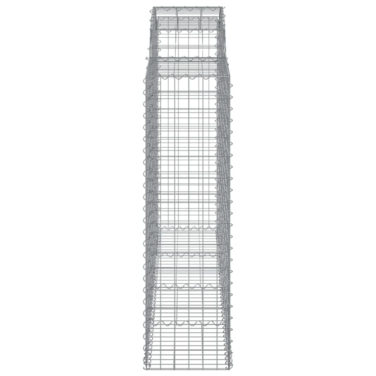 vidaXL Συρματοκιβώτια Τοξωτά 20 τεμ. 200x50x140/160 εκ. Γαλβαν. Ατσάλι