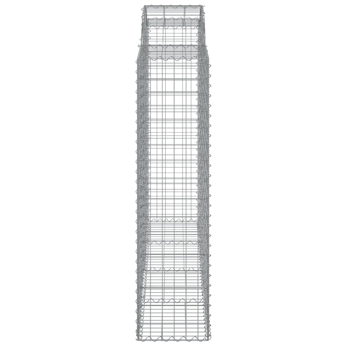 vidaXL Συρματοκιβώτια Τοξωτά 20 τεμ. 200x50x160/180 εκ. Γαλβαν. Ατσάλι