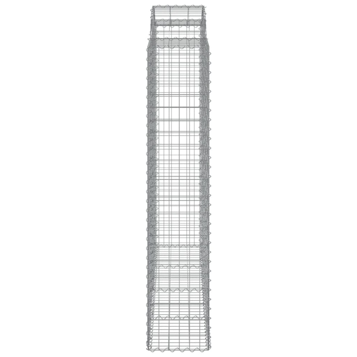 vidaXL Συρματοκιβώτια Τοξωτά 11 τεμ. 200x50x200/220 εκ. Γαλβαν. Ατσάλι
