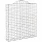 vidaXL Συρματοκιβώτια Τοξωτά 9 τεμ. 200x50x220/240 εκ. Γαλβαν. Ατσάλι