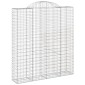 vidaXL Συρματοκιβώτια Τοξωτά 13 τεμ. 200x50x220/240 εκ. Γαλβαν. Ατσάλι
