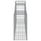 vidaXL Συρματοκιβώτια Τοξωτά 10 τεμ. 300x30x60/80 εκ. Γαλβαν. Ατσάλι