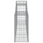 vidaXL Συρματοκιβώτια Τοξωτά 25 τεμ. 300x30x60/80 εκ. Γαλβαν. Ατσάλι