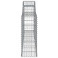 vidaXL Συρματοκιβώτια Τοξωτά 12 τεμ. 300x30x80/100 εκ. Γαλβαν. Ατσάλι