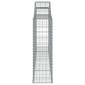 vidaXL Συρματοκιβώτια Τοξωτά 10 τεμ. 300x30x100/120 εκ. Γαλβαν. Ατσάλι