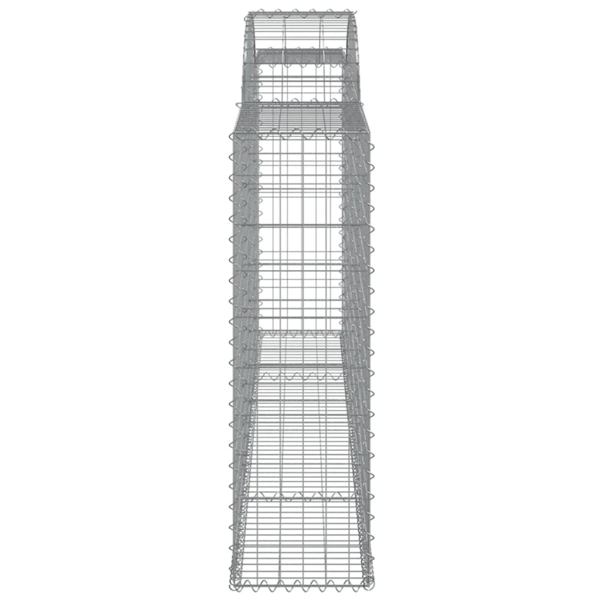 vidaXL Συρματοκιβώτια Τοξωτά 20 τεμ. 300x30x100/120 εκ. Γαλβαν. Ατσάλι