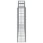 vidaXL Συρματοκιβώτια Τοξωτά 15 τεμ. 300x30x120/140 εκ. Γαλβαν. Ατσάλι