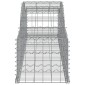 vidaXL Συρματοκιβώτια Τοξωτά 8 τεμ. 300x50x40/60 εκ. Γαλβαν. Ατσάλι