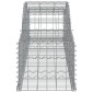 vidaXL Συρματοκιβώτια Τοξωτά 17 τεμ. 300x50x40/60 εκ. Γαλβαν. Ατσάλι