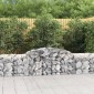 vidaXL Συρματοκιβώτια Τοξωτά 8 τεμ. 300x50x60/80 εκ. Γαλβαν. Ατσάλι