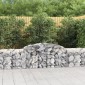 vidaXL Συρματοκιβώτια Τοξωτά 15 τεμ. 300x50x60/80 εκ. Γαλβαν. Ατσάλι