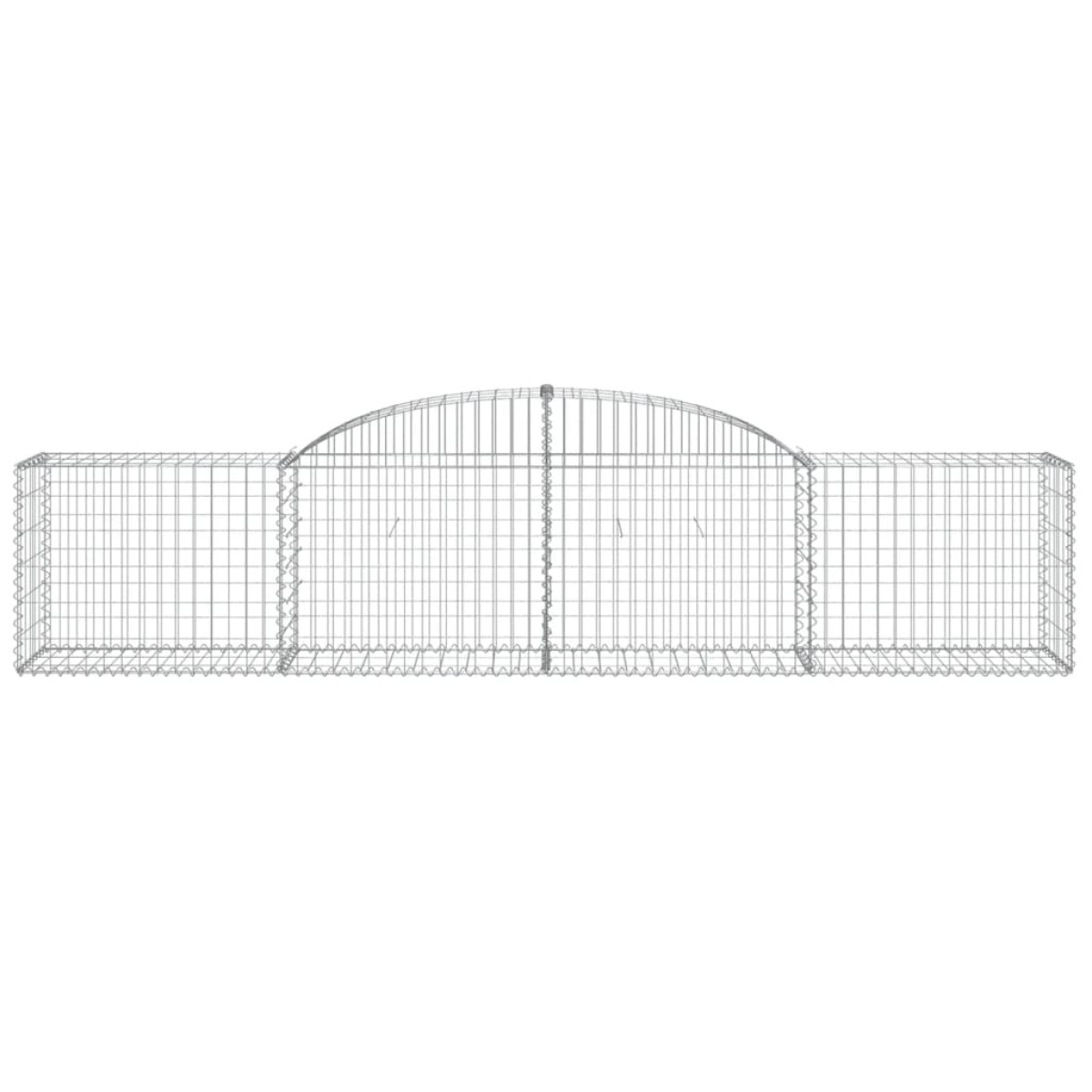 vidaXL Συρματοκιβώτια Τοξωτά 20 τεμ. 300x50x60/80 εκ. Γαλβαν. Ατσάλι
