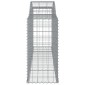 vidaXL Συρματοκιβώτια Τοξωτά 6 τεμ. 300x50x100/120 εκ. Γαλβαν. Ατσάλι