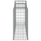 vidaXL Συρματοκιβώτια Τοξωτά 9 τεμ. 300x50x100/120 εκ. Γαλβαν. Ατσάλι