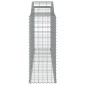 vidaXL Συρματοκιβώτια Τοξωτά 2 τεμ. 300x50x120/140 εκ. Γαλβαν. Ατσάλι