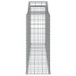 vidaXL Συρματοκιβώτια Τοξωτά 8 τεμ. 300x50x120/140 εκ. Γαλβαν. Ατσάλι