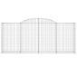 vidaXL Συρματοκιβώτια Τοξωτά 17 τεμ. 300x50x120/120 εκ. Γαλβαν. Ατσάλι