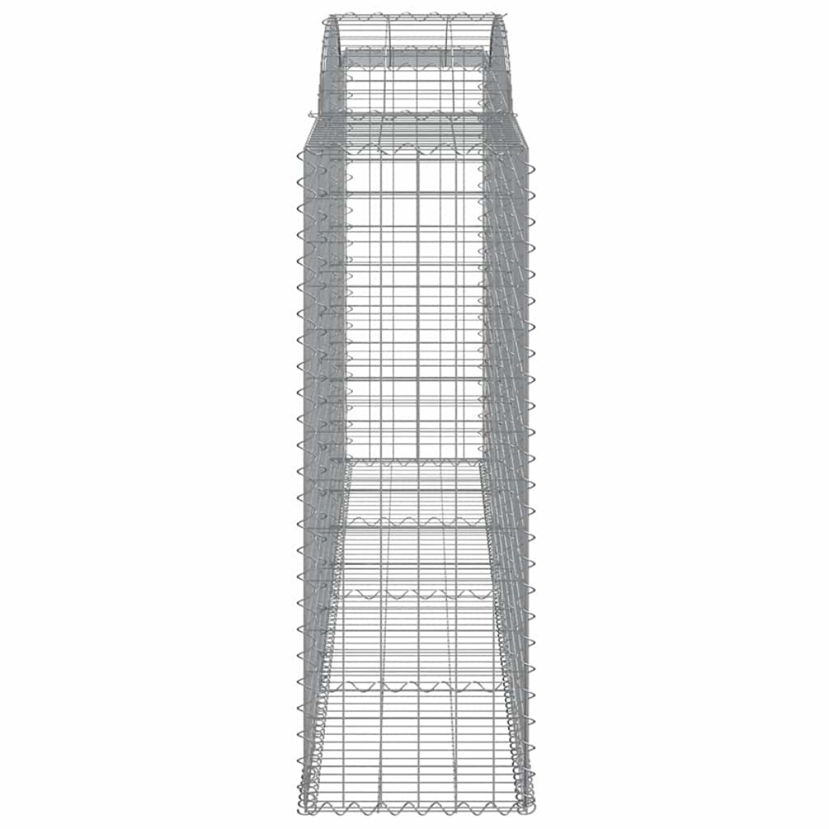 vidaXL Συρματοκιβώτια Τοξωτά 13 τεμ. 300x50x140/160 εκ. Γαλβαν. Ατσάλι