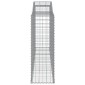 vidaXL Συρματοκιβώτια Τοξωτά 25 τεμ. 300x50x140/160 εκ. Γαλβαν. Ατσάλι