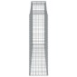 vidaXL Συρματοκιβώτια Τοξωτά 11 τεμ. 300x50x160/180 εκ. Γαλβαν. Ατσάλι
